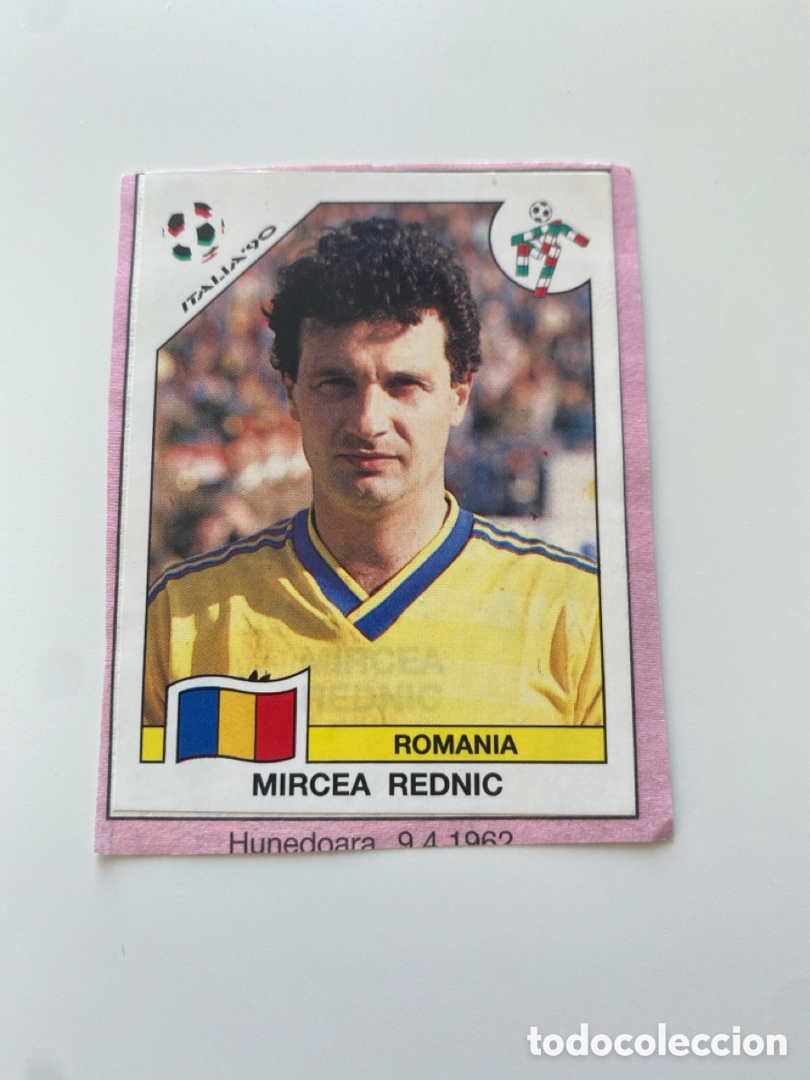 Cartes &agrave; collectionner de Football: Cromo panini mundial Italia 90 n&uacute;mero 158 Rednic - Stickers album world cup Italy 1990