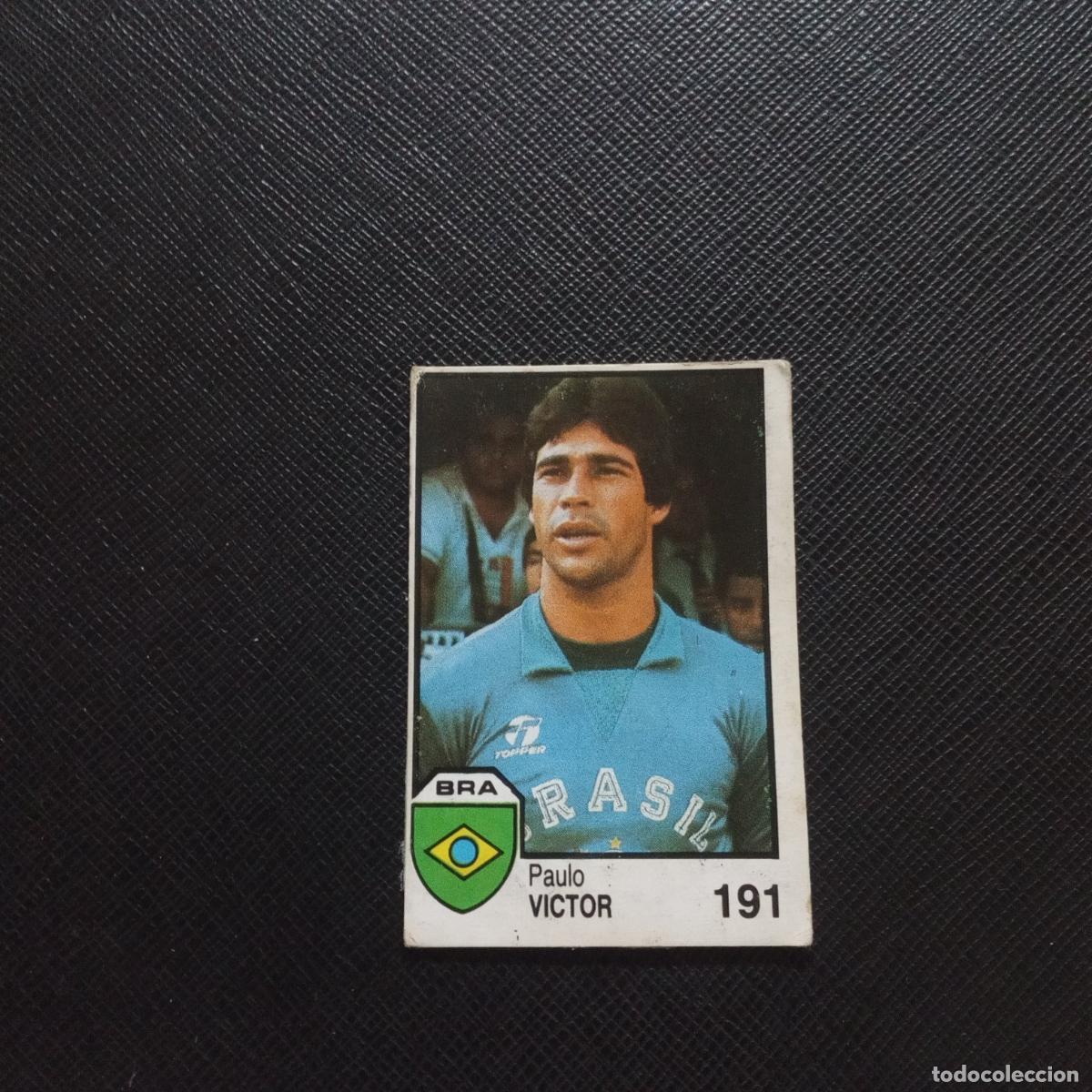 Fu&szlig;ball-Sticker: 191 VICTOR BRASIL BARNA MEXICO MUNDIAL 1986 CROMO FUTBOL 86 - DESPEGADO - A175 PG56