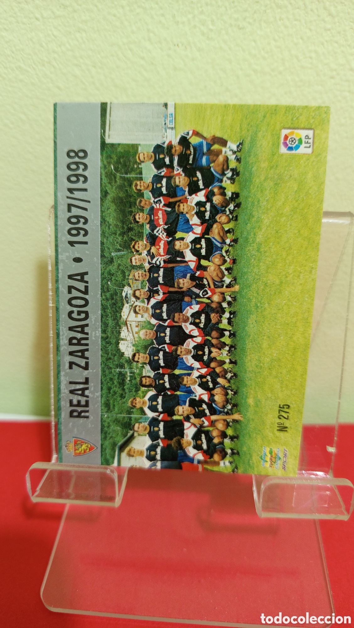 Cromos de F&uacute;tbol: ❇️ CROMO TRADING CARD PLANTILLA REAL ZARAGOZA 275 1997 1998 97 98 FICHAS LIGA MUNDICROMO ❇️