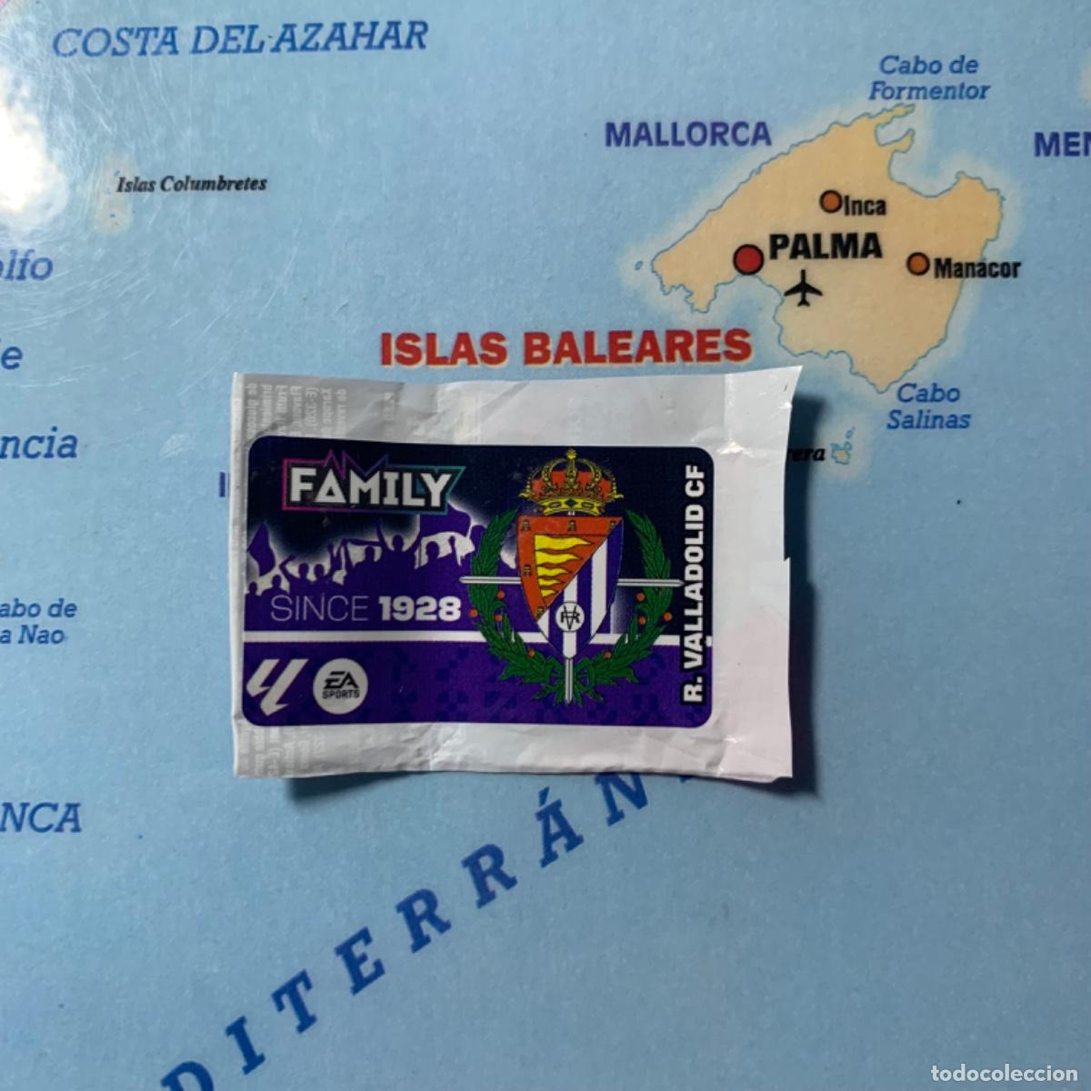 Cromos de f&uacute;tbol: Cromo chicle Escudo Del Valladolid, liga este 24-25 2024-2025