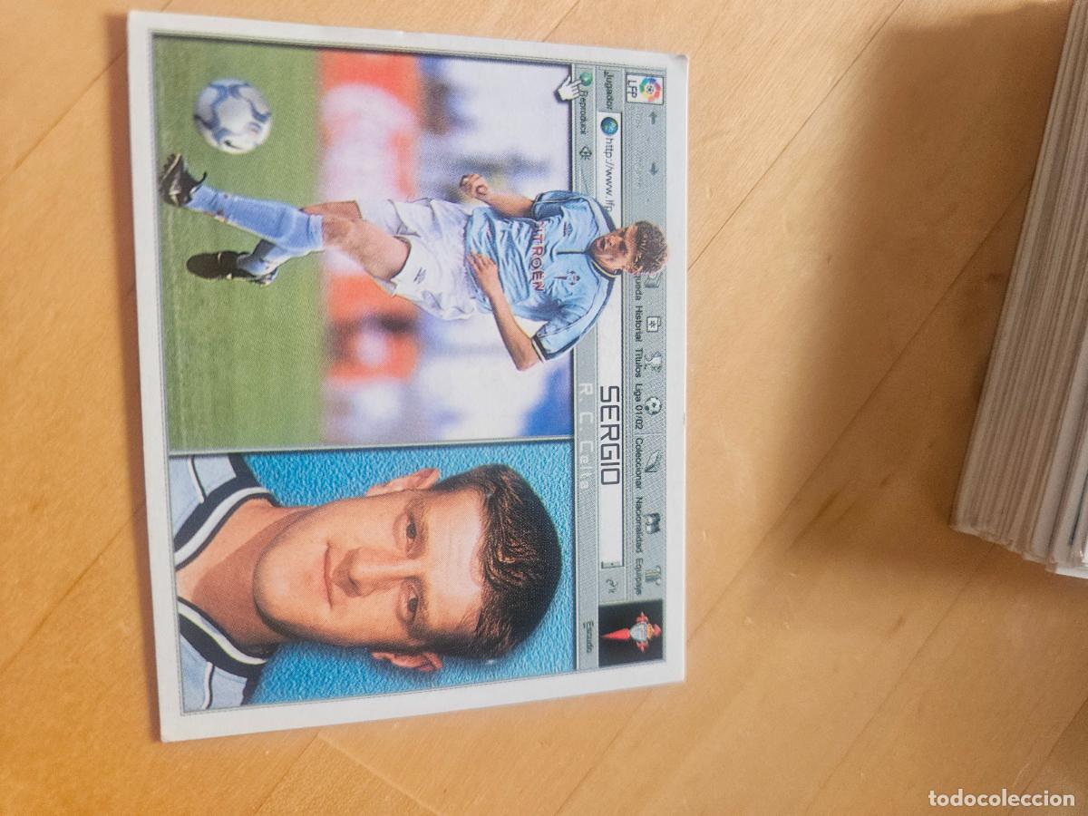 Cromos de f&uacute;tbol: sergio celta este 2002 2001 01 02 sin pegar - Foto 1