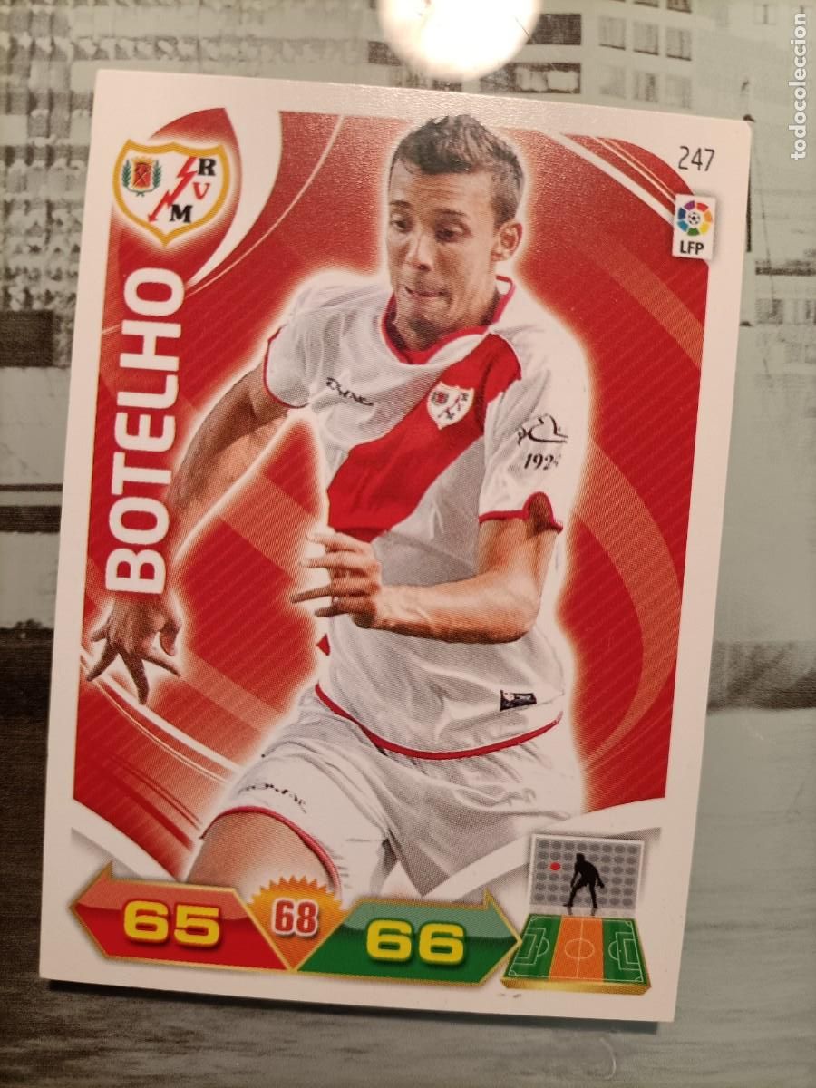 Fu&szlig;ball-Sticker: CROMO FUTBOL PANINI ADRENALYN 2011 2012 11 12 RAYO VALLECANO BOTELHO