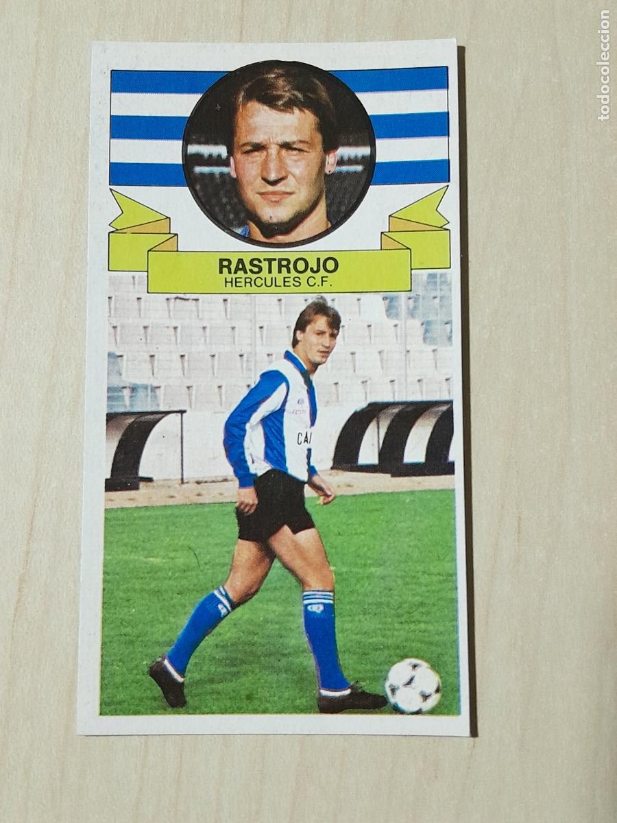 Cromos de f&uacute;tbol: EDICIONES ESTE 85 86 - RASTROJO - CROMO RECUPERADO - HERCULES - Foto 1