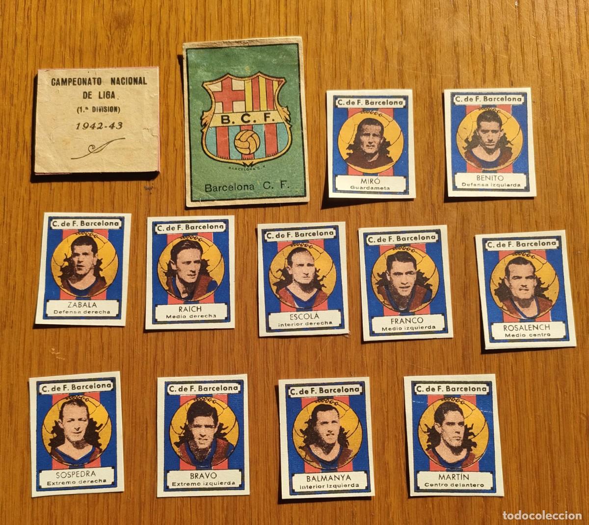 Cromos de f&uacute;tbol: 11cromos jugadores bar&ccedil;a - Foto 1