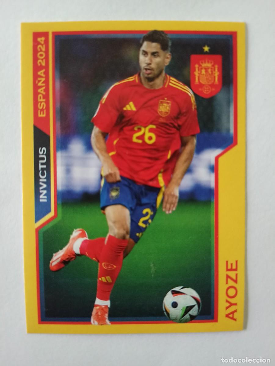 Cromos de f&uacute;tbol: CROMO STICKER 26 AYOZE P&Eacute;REZ - INVICTUS EURO 2024 CAMPE&Oacute;N ESPA&Ntilde;A SPAIN VILLARREAL BETIS