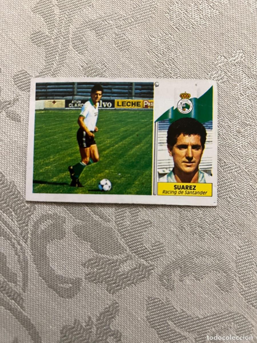 Cromos de f&uacute;tbol: FICHAJE 39 SUAREZ RACING SANTANDER DE EDICIONES ESTE 86-87, - Foto 1