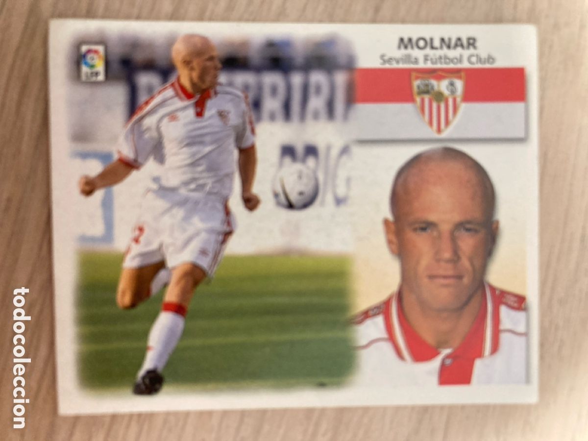 Cromos de Futebol: MOLNAR SEVILLA BAJA LIGA ESTE 1999 2000 99 00 NUNCA PEGADO SIN PEGAR