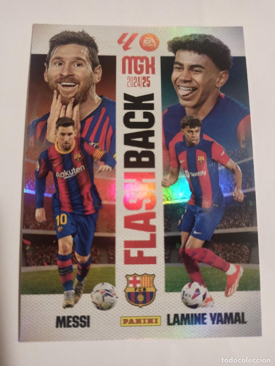 card 429 flashback leo messi lamine yamal barce - Buy Collectible ...