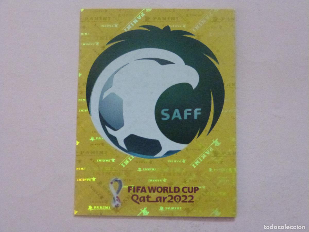 Cromos de f&uacute;tbol: CROMO FUTBOL ESCUDO ARABIA SAUDI SIN PEGAR N&ordm; 2 MUNDIAL QATAR 2022 PANINI