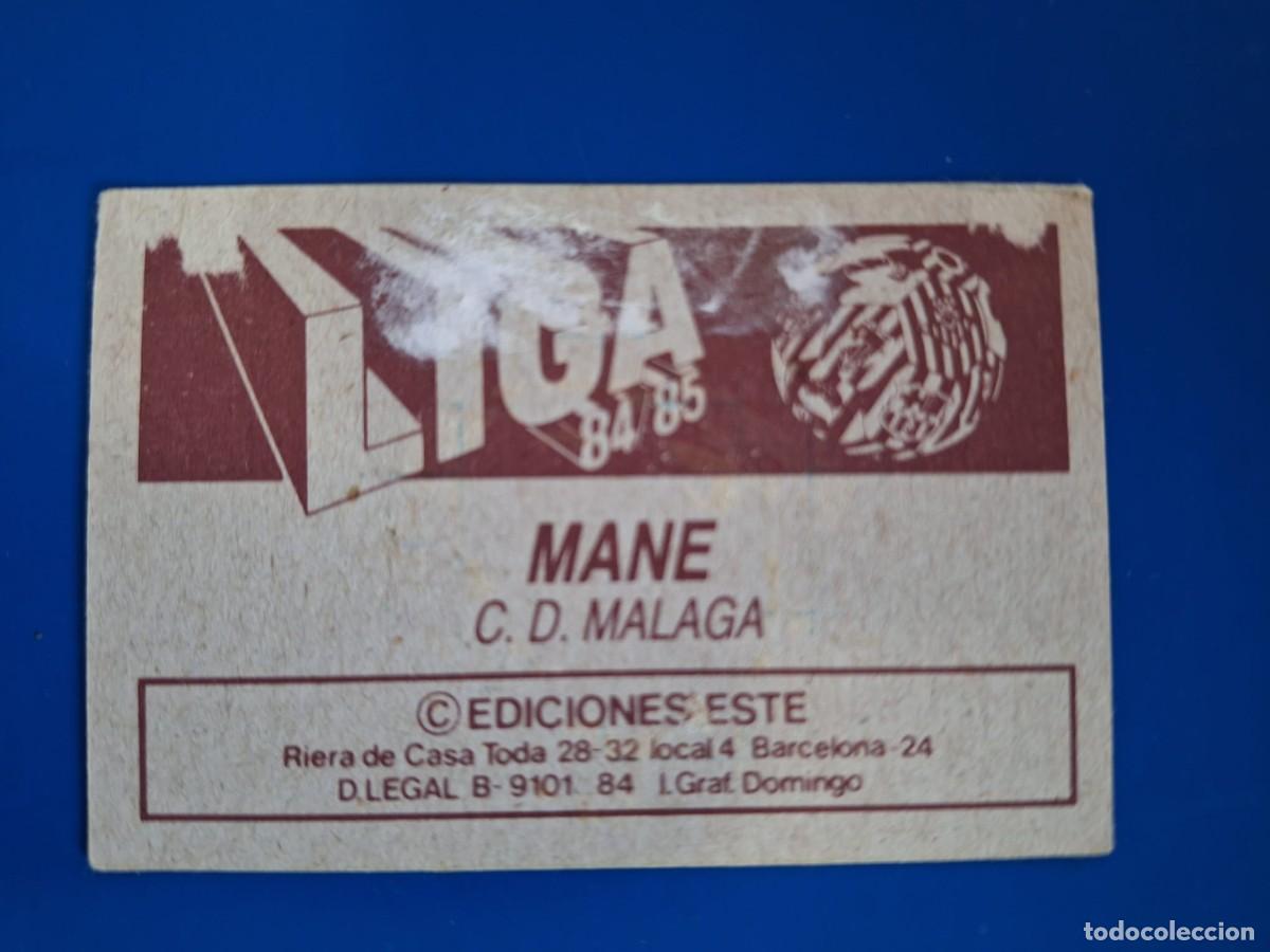 Cromos de f&uacute;tbol: Este 84 85 1984 1985 Mane Malaga - Foto 2