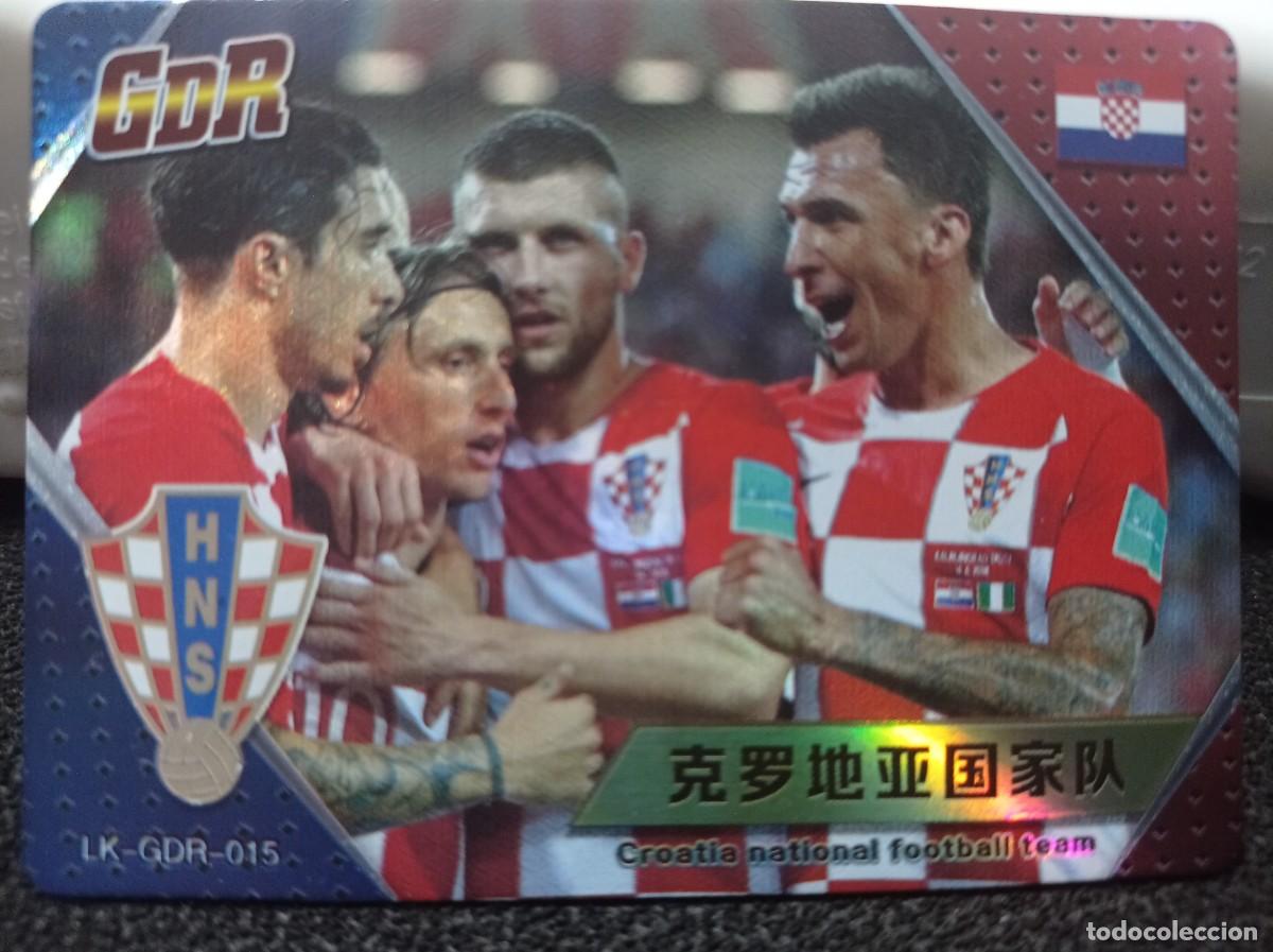 Cromos de f&uacute;tbol: LUKA MODRIC SELECCI&Oacute;N CROACIA - Foto 1