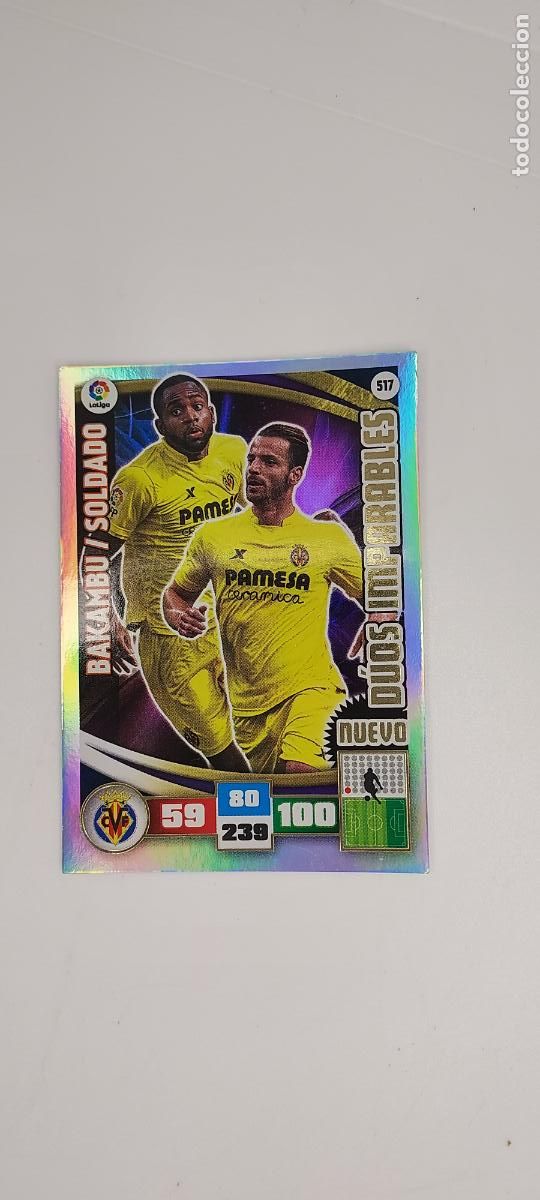 Figurine di Calcio: ADRENALYN PANINI 2015 16 DUOA IMPARABLES BAKAMBU / SOLDADO