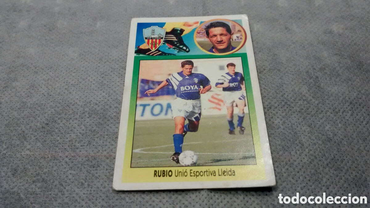 Cromos de f&uacute;tbol: 1993 93 94 ESTE RUBIO, U.E. LLEIDA - Foto 1