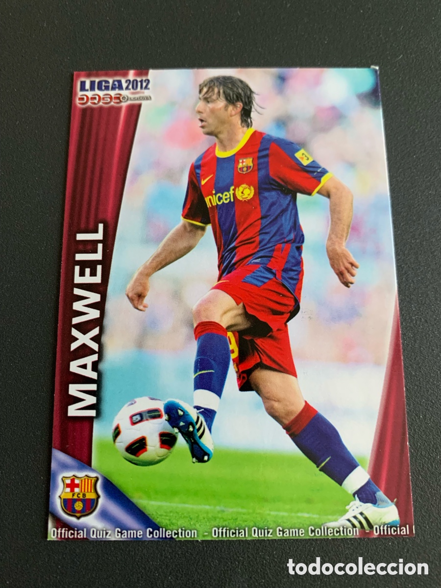 Cromos de f&uacute;tbol: Mundicromo 2012. 011. MAXWELL - Foto 1
