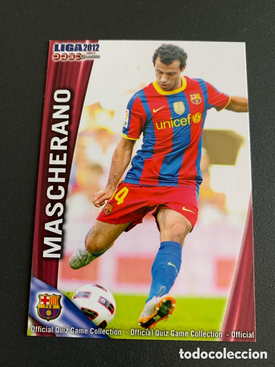 Cromos de f&uacute;tbol: Mundicromo 2012. MASCHERANO - Foto 1