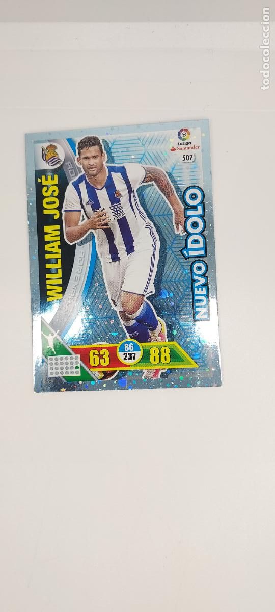 Figurine di Calcio: ADRENALYN PANINI 2016 17 IDOLO WILLIAM JOSE