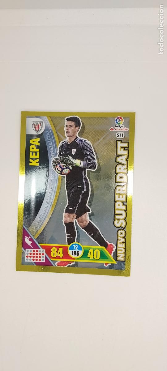 Football Stickers: ADRENALYN PANINI 2016 17 SUPER DRAFT KEPA