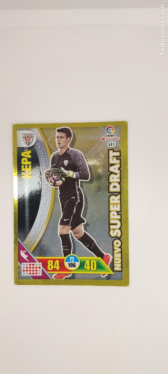 Football Stickers: ADRENALYN PANINI 2016 17 SUPER DRAFT KEPA