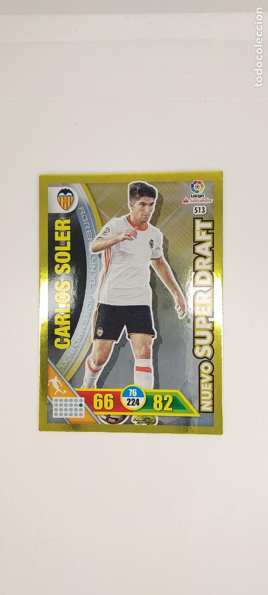 Football Stickers: ADRENALYN PANINI 2016 17 SUPER DRAFT CARLOS SOLER