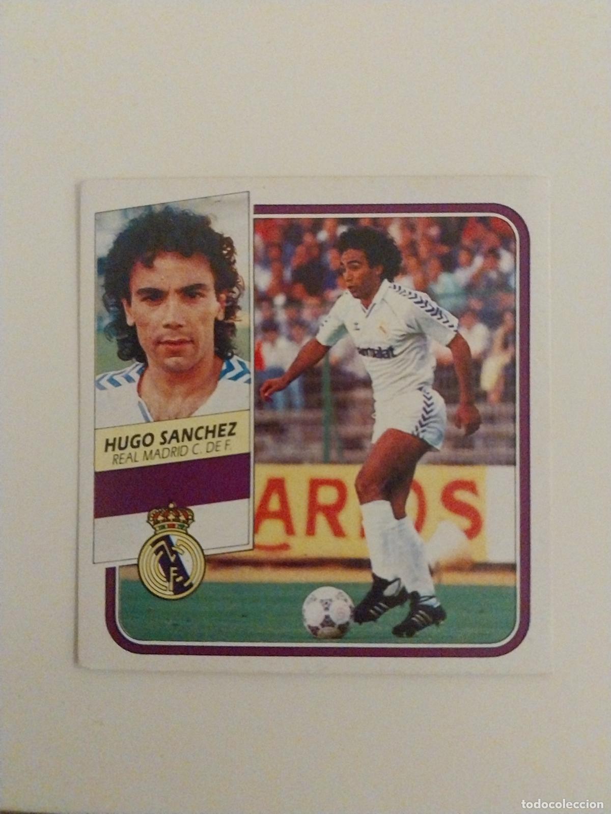 Cromos de f&uacute;tbol: HUGO SANCHEZ 89-90 REAL MADRID - Foto 1