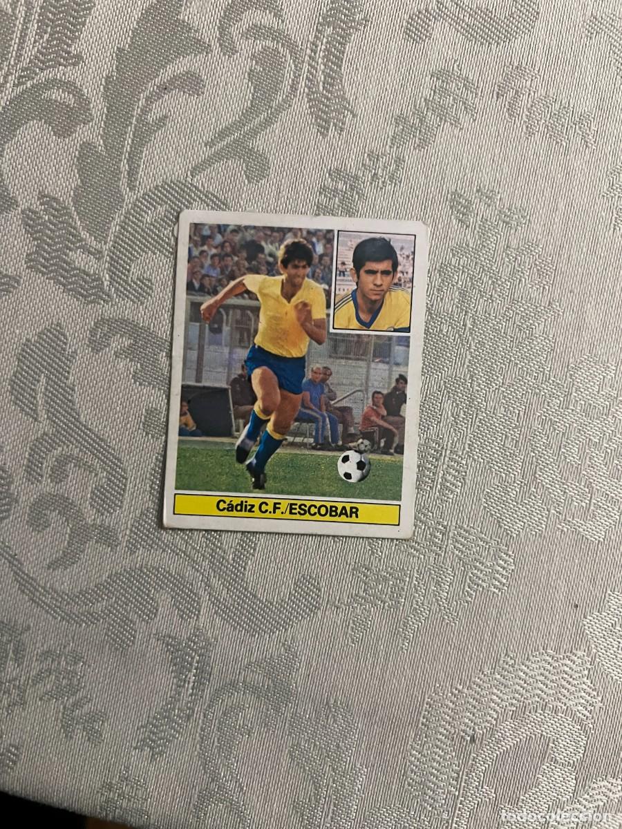 Cromos de f&uacute;tbol: ESCOBAR C&Aacute;DIZ ALBUM ESTE EDICIONES ESTE 1981-82 - Foto 1