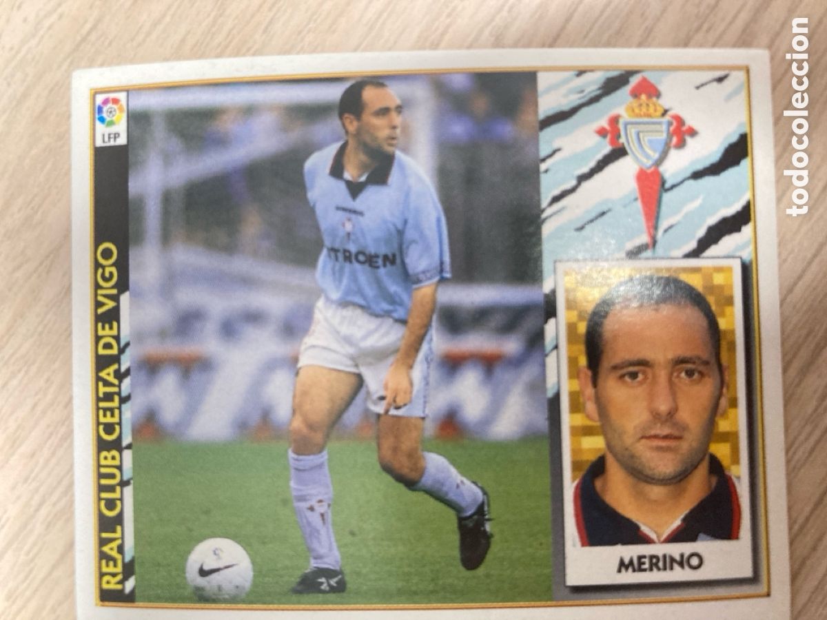 Football Stickers: MERINO CELTA BAJA LIGA ESTE 1997 1998 97 98 NUNCA PEGADO SIN PEGAR
