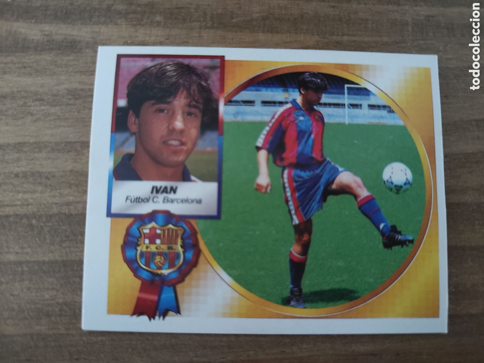 Cromos de f&uacute;tbol: Este 94 95 sin pegar Barcelona Ivan - Foto 1