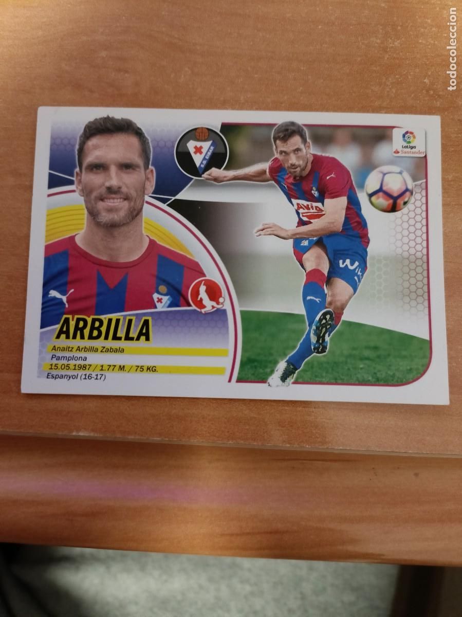 Cromos de f&uacute;tbol: arbilla, coloca 2016 17 - Foto 1