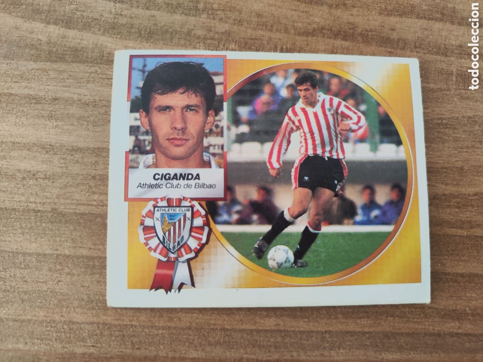 Cromos de f&uacute;tbol: Este 94 95 sin pegar Athletic Bilbao Ziganda - Foto 1