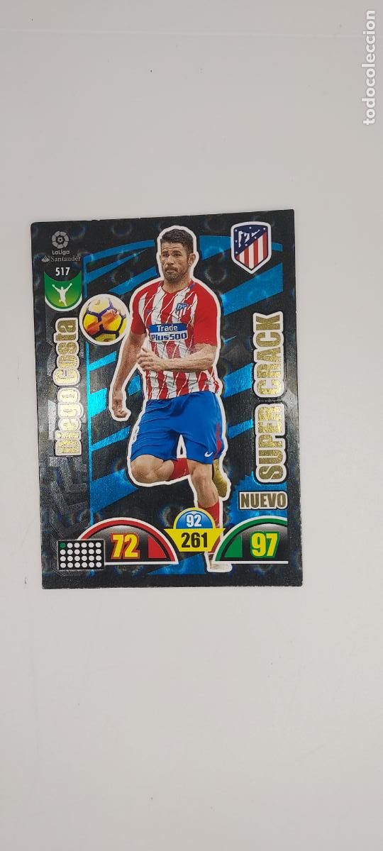 Figurine di Calcio: ADRENALYN PANINI 2017 18 SUPER CRACK DIEGO COSTA