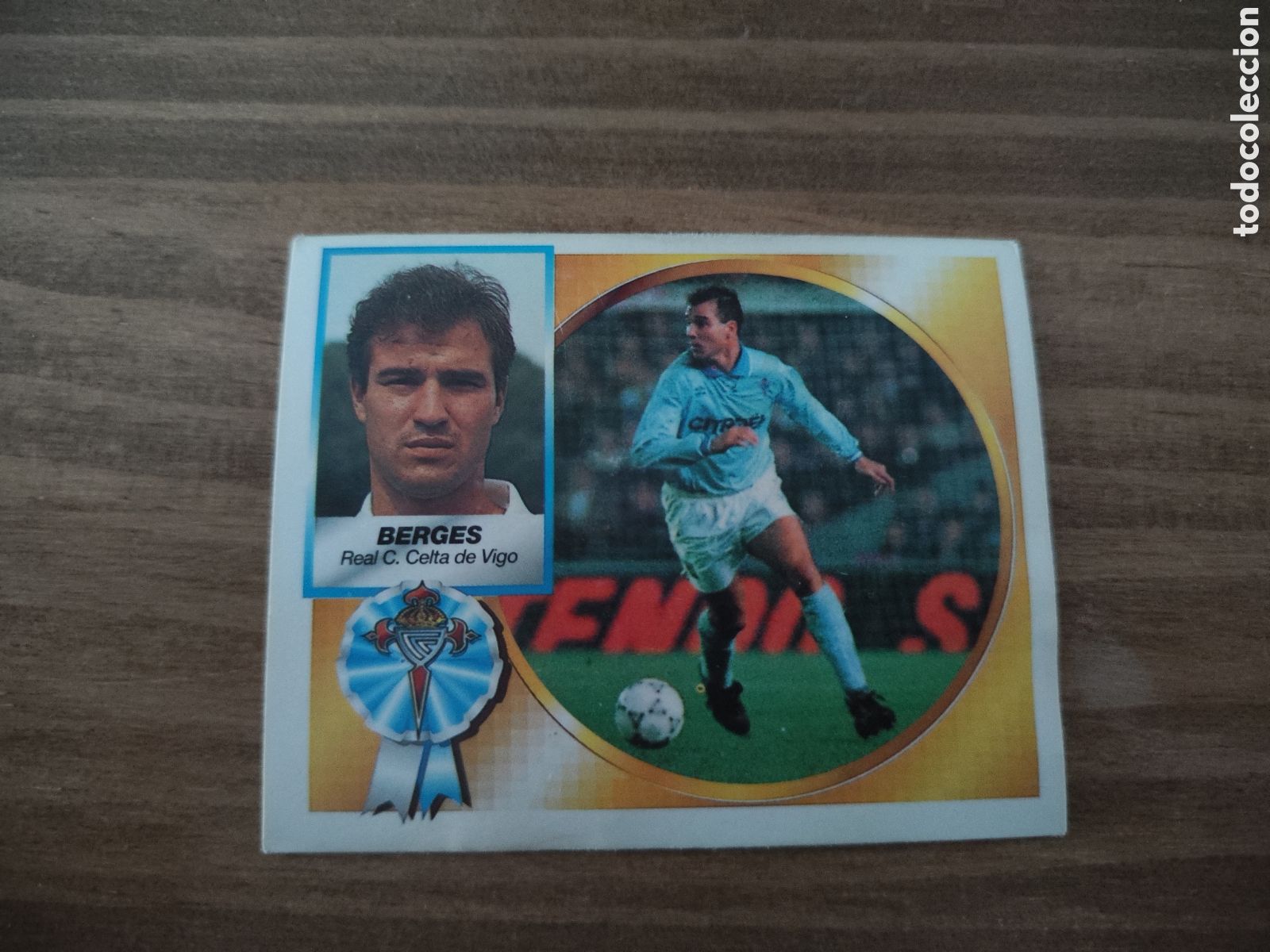 Cromos de f&uacute;tbol: Este 94 95 sin pegar Celta Berges - Foto 1