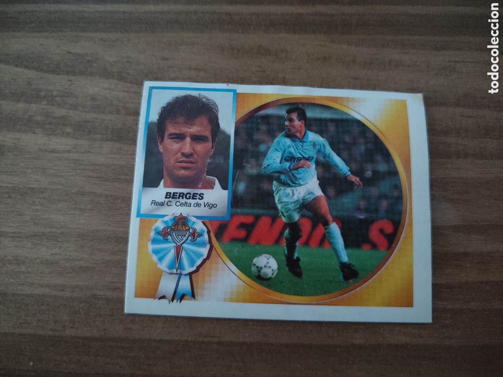Cromos de f&uacute;tbol: Este 94 95 sin pegar Celta Berges - Foto 1