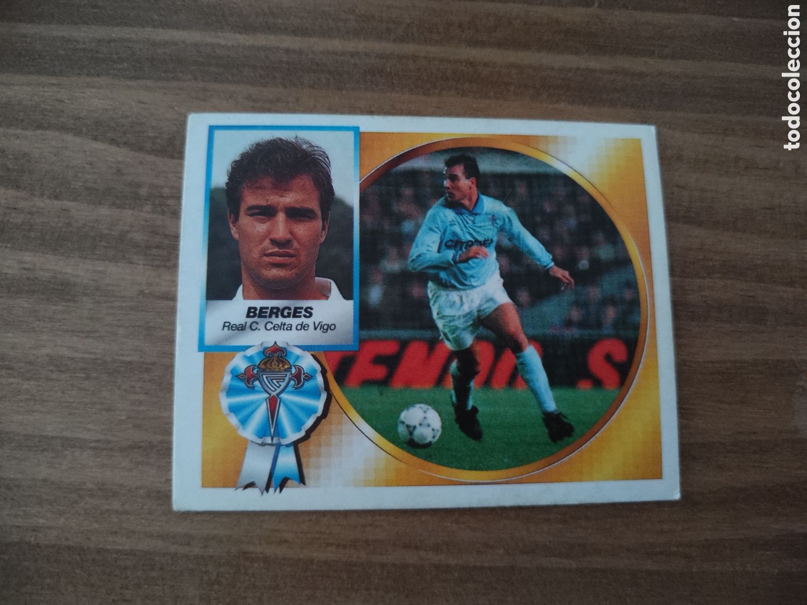 Cromos de f&uacute;tbol: Este 94 95 sin pegar Celta Berges - Foto 1