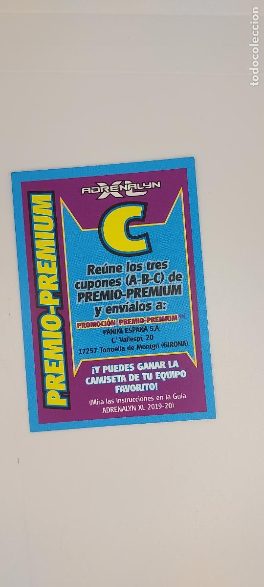Football Stickers: ADRENALYN PANINI 2019 20 PREMIO C