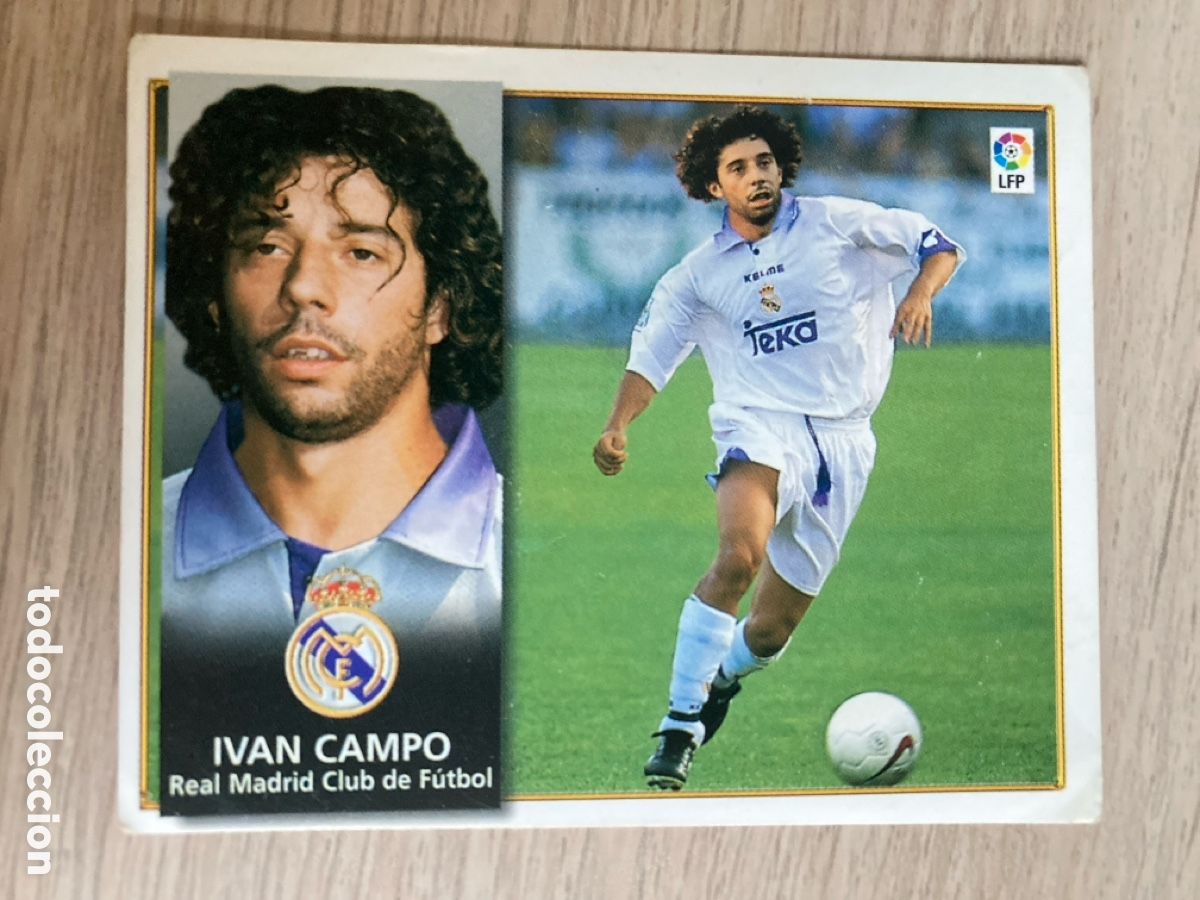 Cromos de F&uacute;tbol: IVAN CAMPO REAL MADRID LIGA ESTE 1998 1999 98 99 NUNCA PEGADO SIN PEGAR