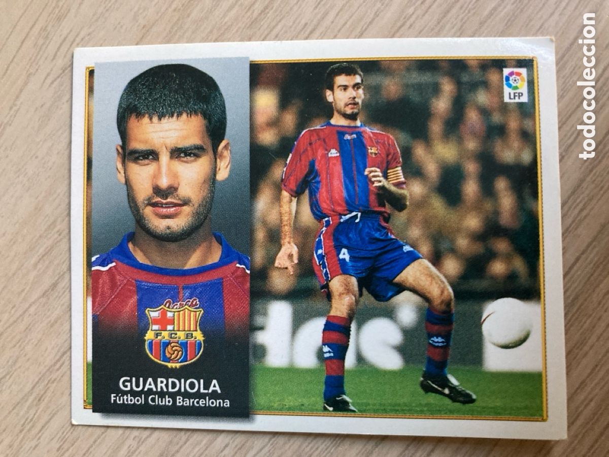 Football Stickers: GUARDIOLA BARCELONA LIGA ESTE 1998 1999 98 99 NUNCA PEGADO SIN PEGAR