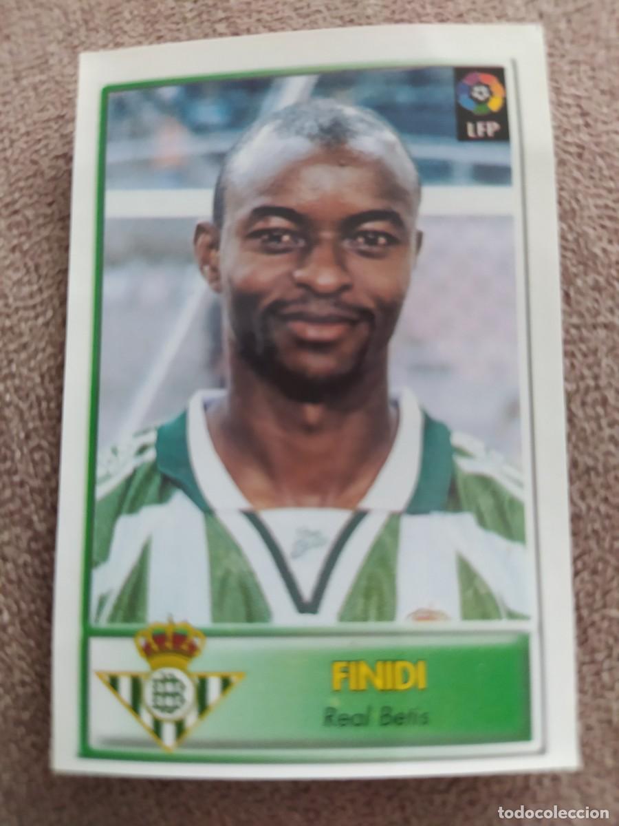 Cromos de F&uacute;tbol: CROMO PEGATINA 019 FINIDI 19 REAL Betis BOLLYCAO FUTBOL LIGA 97-98