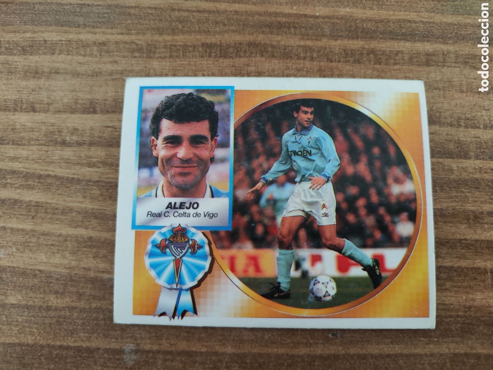 Cromos de f&uacute;tbol: Este 94 95 sin pegar Celta Alejo - Foto 1