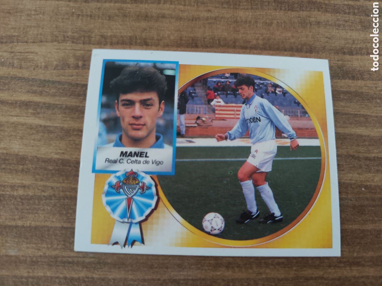 Cromos de f&uacute;tbol: Este 94 95 sin pegar Celta Manel - Foto 1
