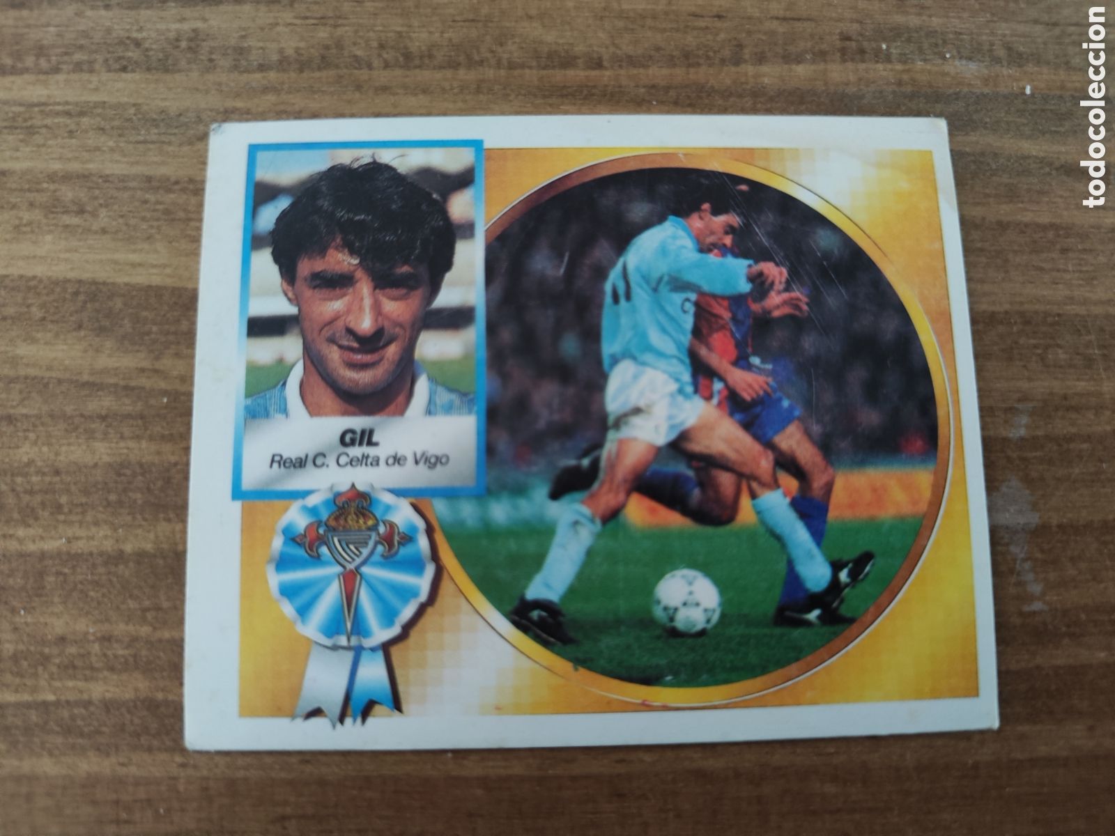 Cromos de f&uacute;tbol: Este 94 95 sin pegar Celta Gil - Foto 1
