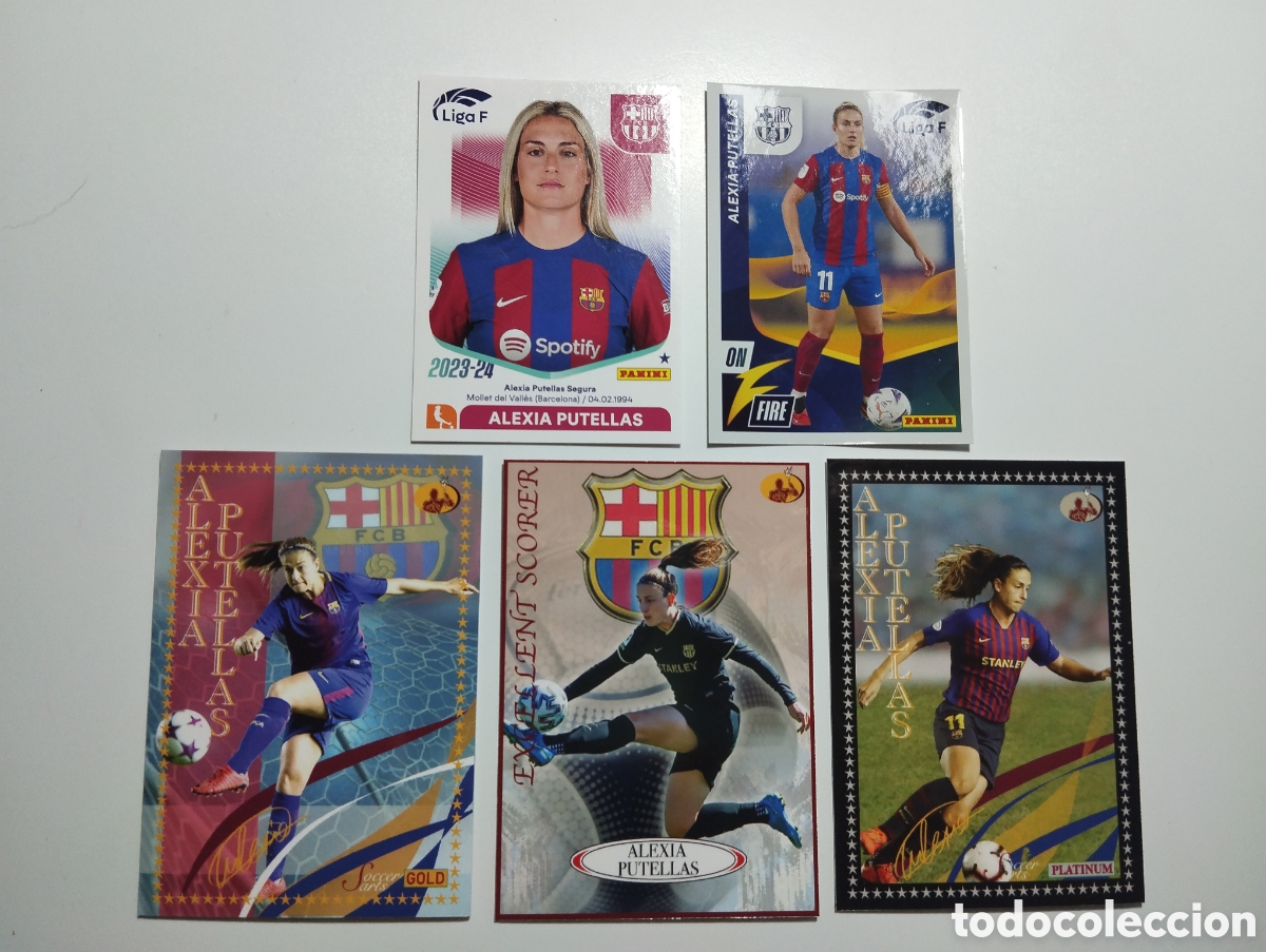 Football Stickers: Alexia PUTELLAS 2 CROMOS LIGA F 2023-24