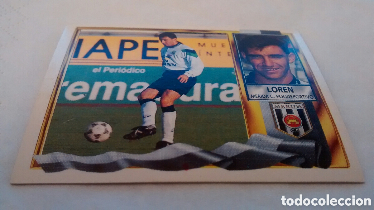 Cromos de f&uacute;tbol: 95 96 1995 1996 EDICIONES ESTE LOREN, MERIDA - Foto 1