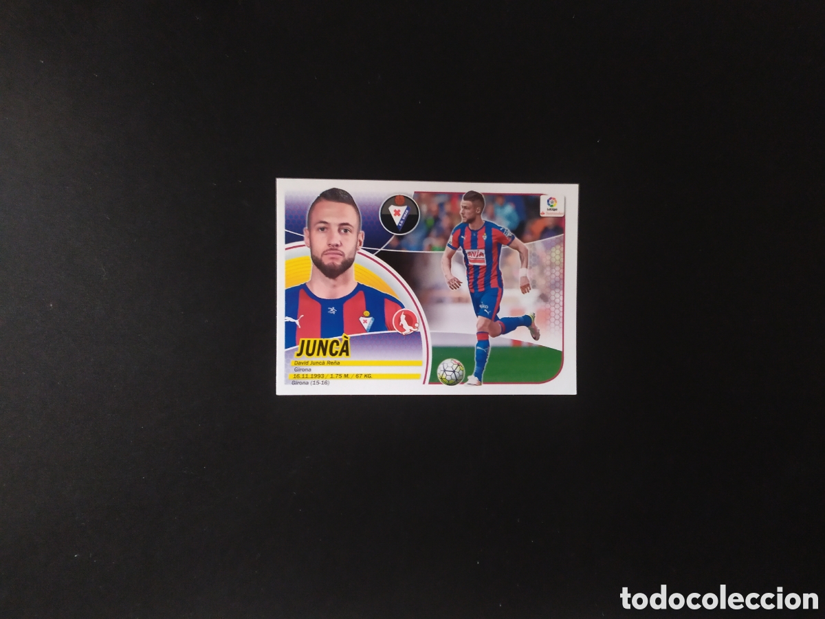 Cromos de f&uacute;tbol: Liga este 2016 2017 16 17 panini Junca n&deg; 7 A Eibar - Foto 1
