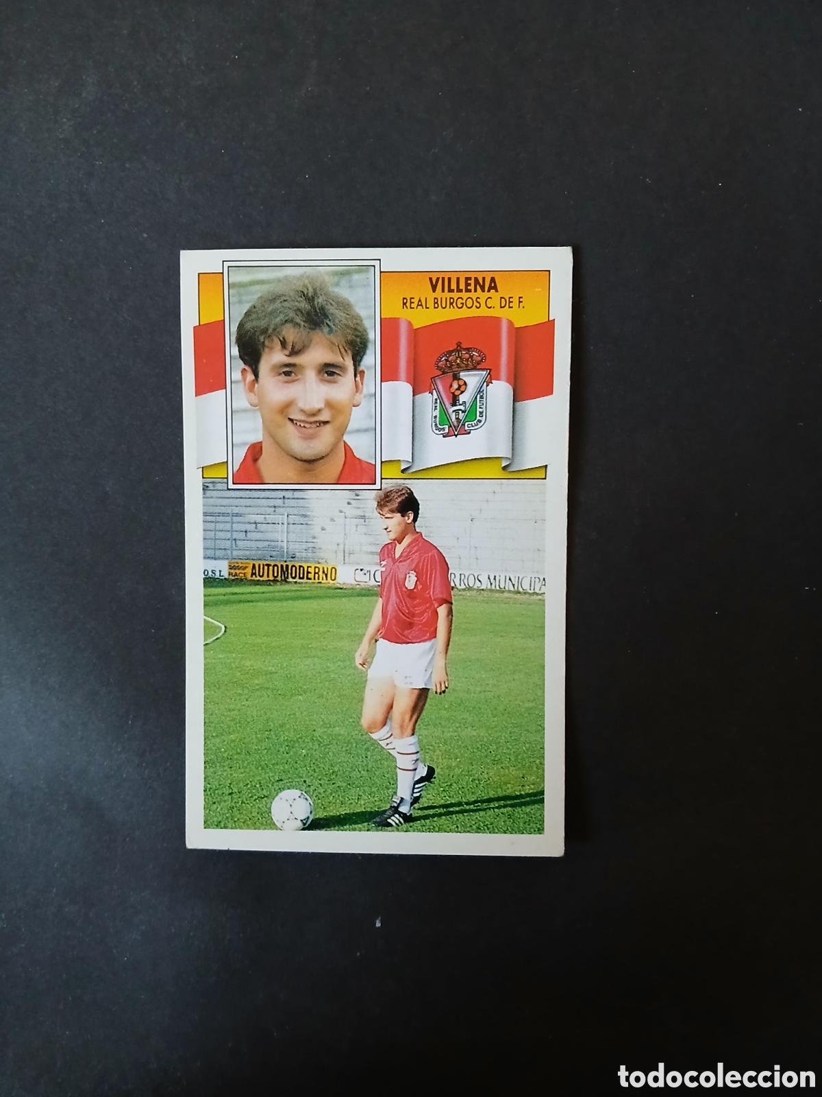 Cartes &agrave; collectionner de Football: VILLENA BURGOS FICHAJE 26 LIGA ESTE 1990/91 90 91 NUNCA PEGADO SIN PEGAR
