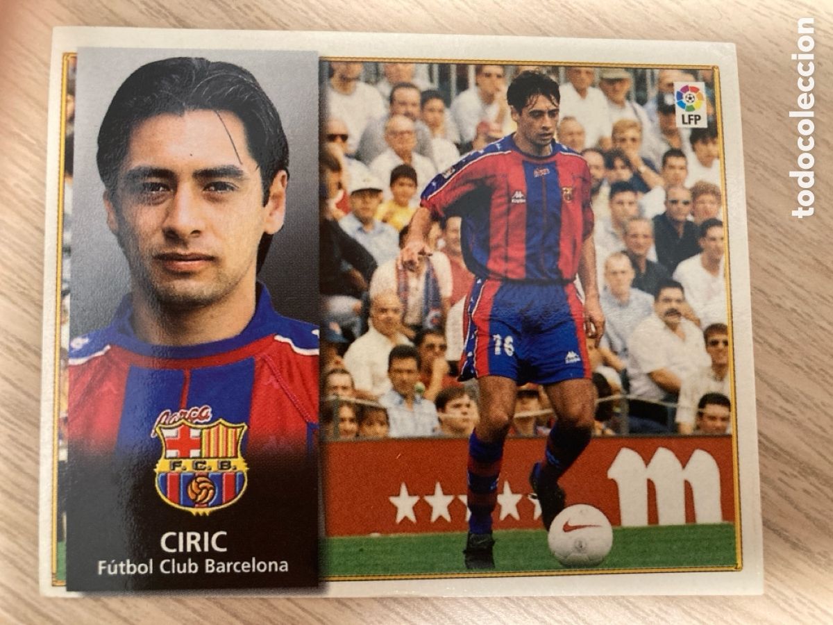 Figurine di Calcio: CIRIC BARCELONA LIGA ESTE 1998 1999 98 99 NUNCA PEGADO SIN PEGAR