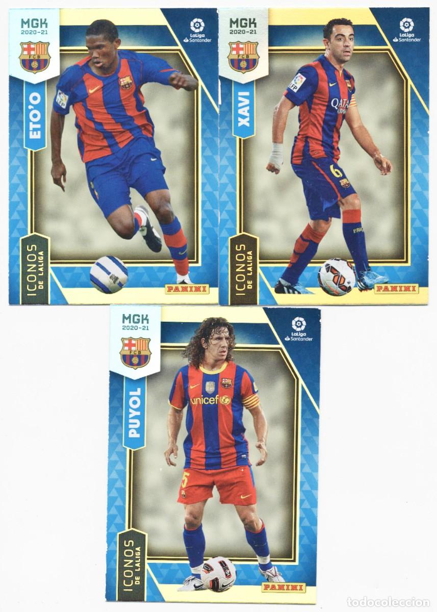 Cromos de F&uacute;tbol: F.C BARCELONA ETO'O N&ordm; 395 ICONO MEGACRACKS MGK ALBUM LIGA FUTBOL 2020 2021 20 21