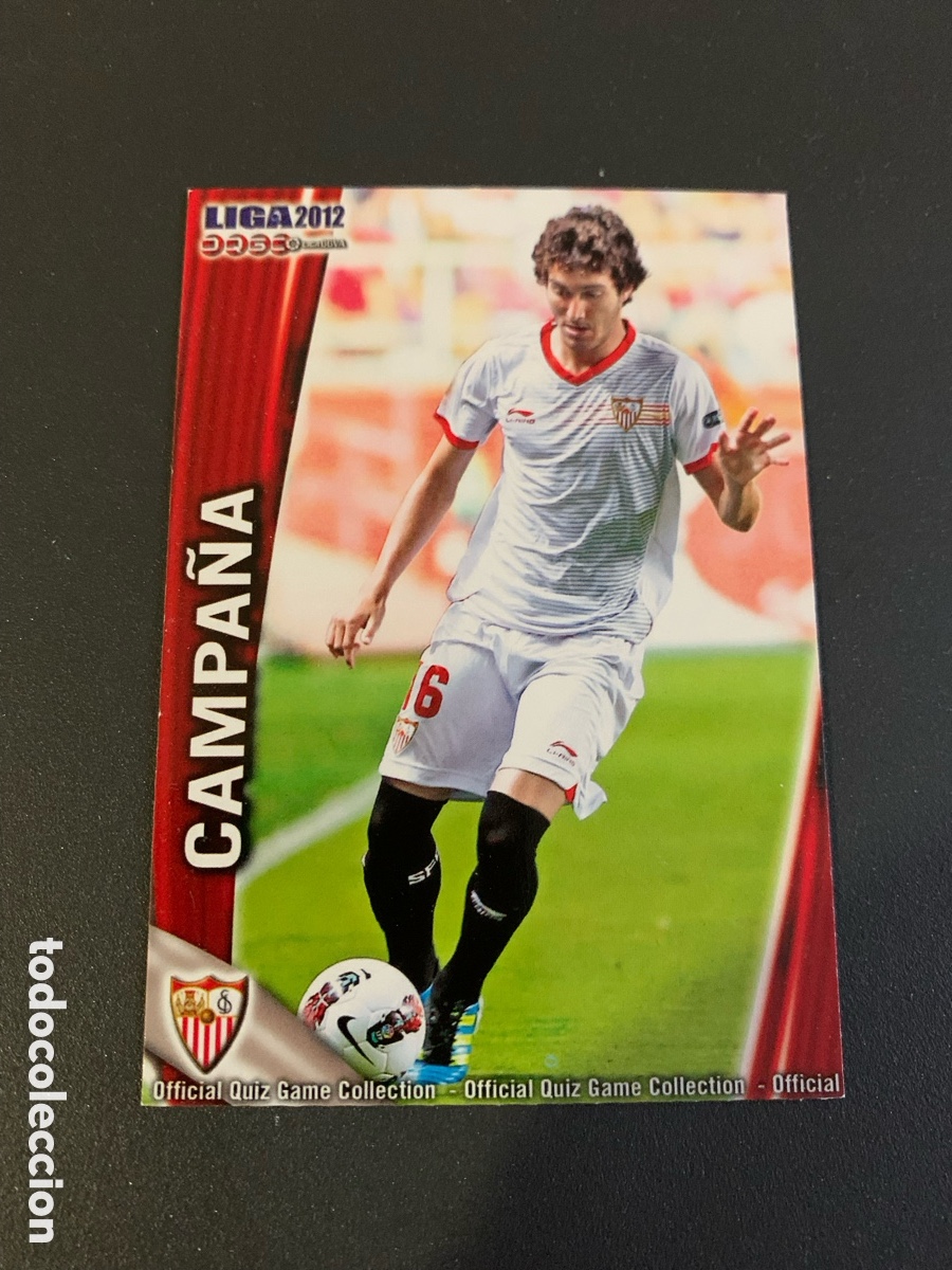 Cromos de f&uacute;tbol: Mundicromo 2012. 114. CAMPA&Ntilde;A