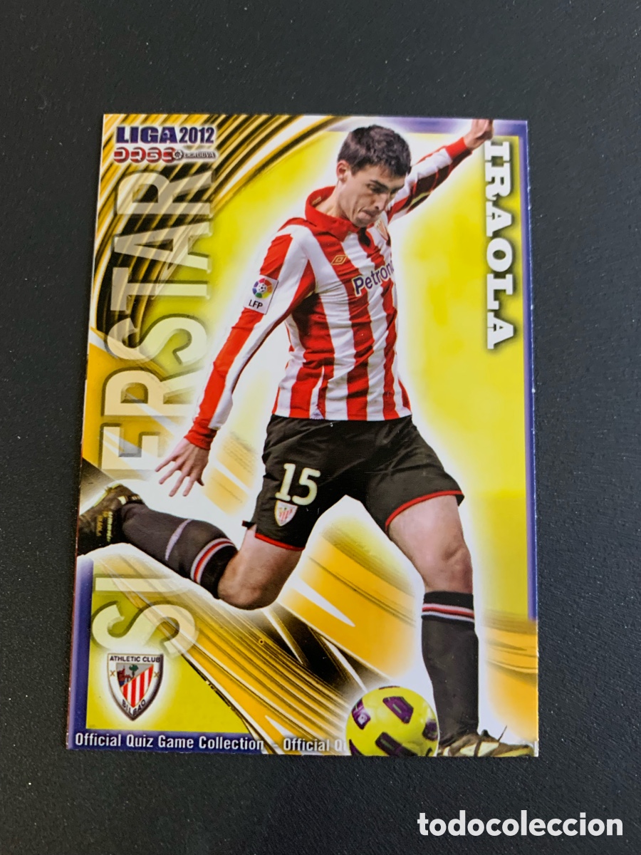 Cromos de f&uacute;tbol: Mundicromo 2012. 159. SUPERSTAR. IRAOLA ( A.Bilbao )