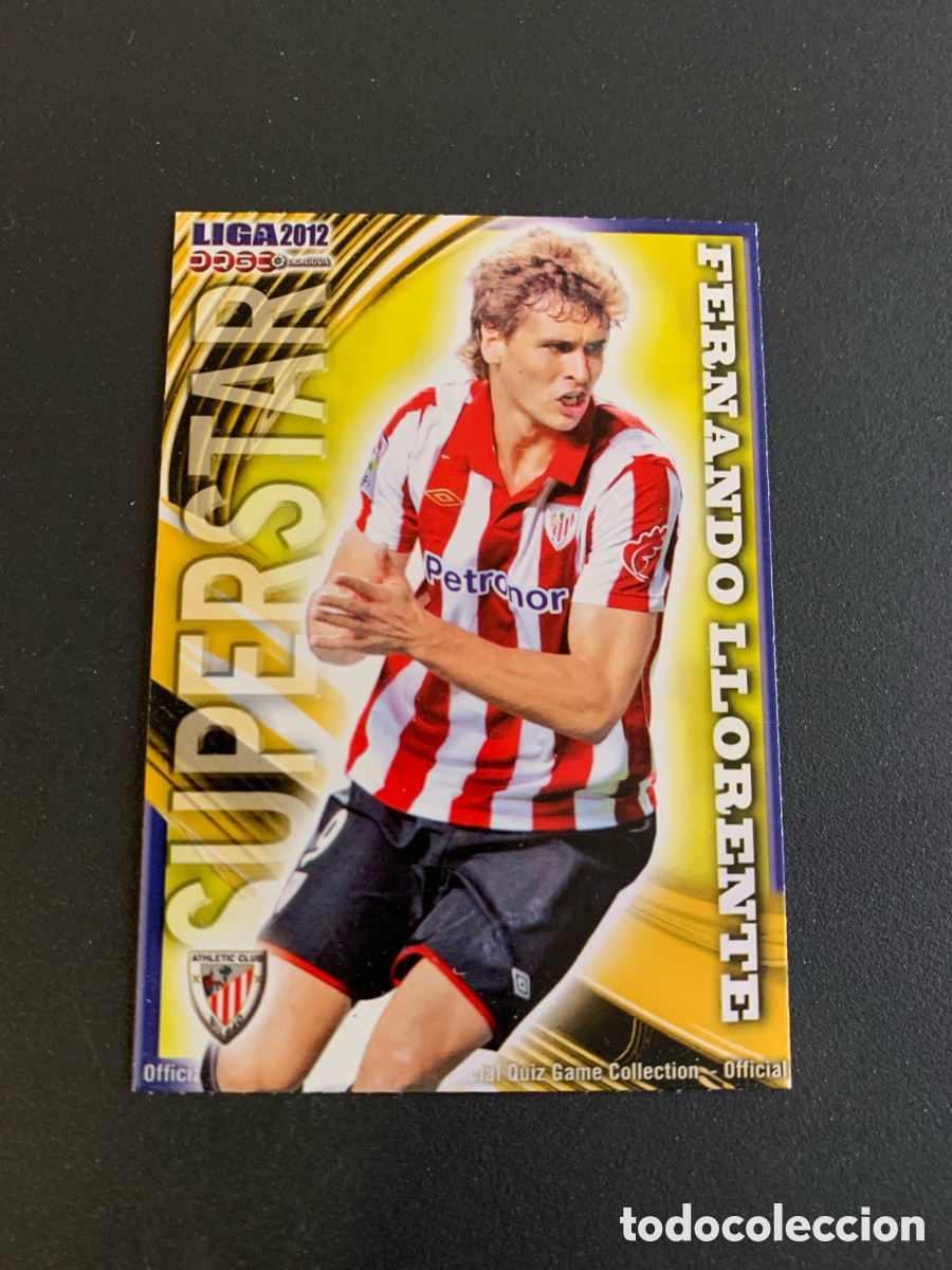 Football Stickers: Mundicromo 2012. 162. SUPERSTAR. F.LLORENTE ( A.Bilbao )