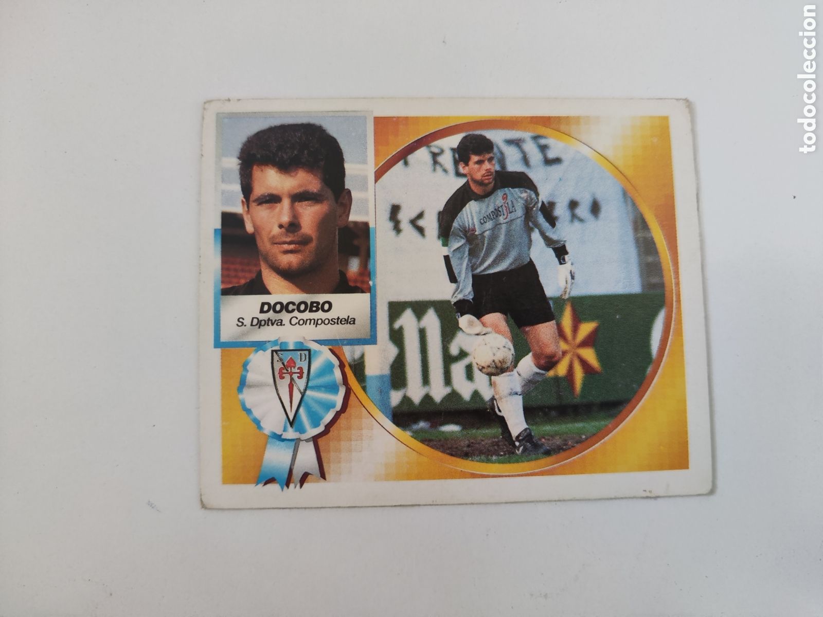 Cromos de f&uacute;tbol: Este 94 95 sin pegar Compostela Docobo - Foto 1